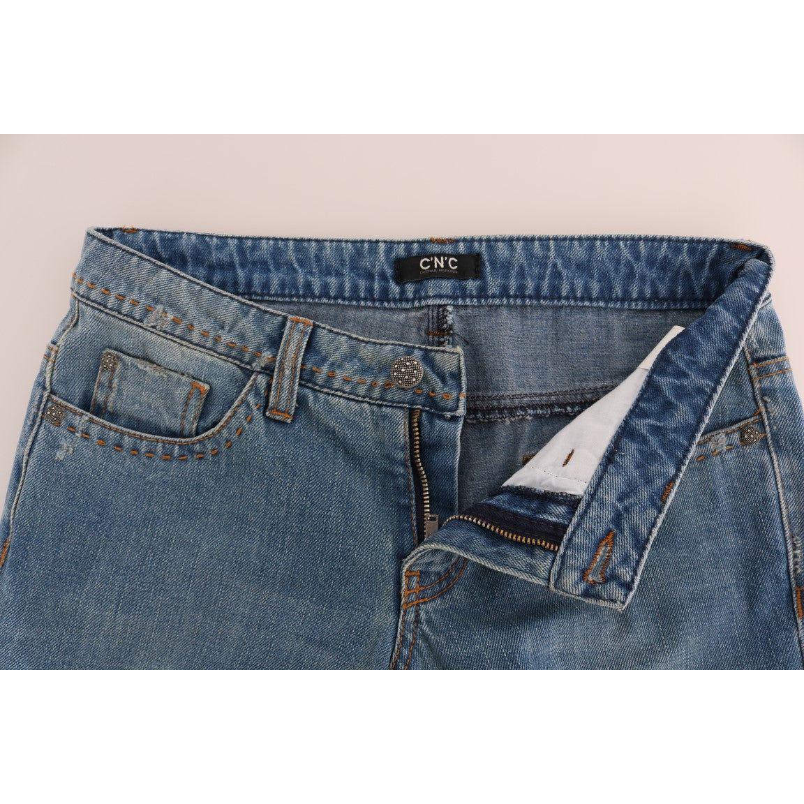 Costume National Blue Wash Cotton Classic Jeans SIG30108-1