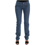Costume National Blue Wash Cotton Slim Denim Jeans SIG30124-1