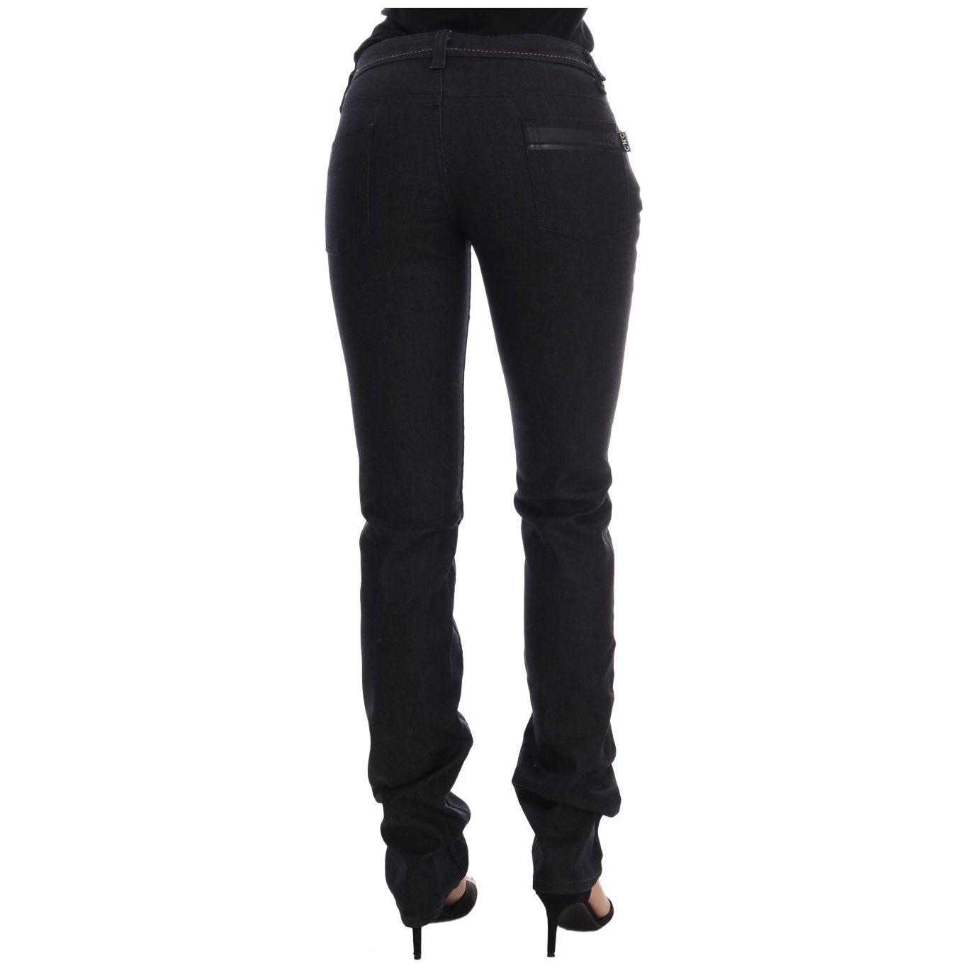 Costume National Blue Cotton Stretch Slim Fit Jeans SIG30134-3