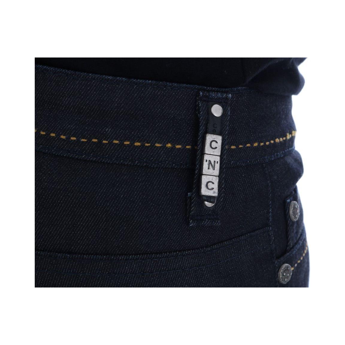 Costume National Blue Cotton Stretch Slim Fit Jeans SIG30134-3
