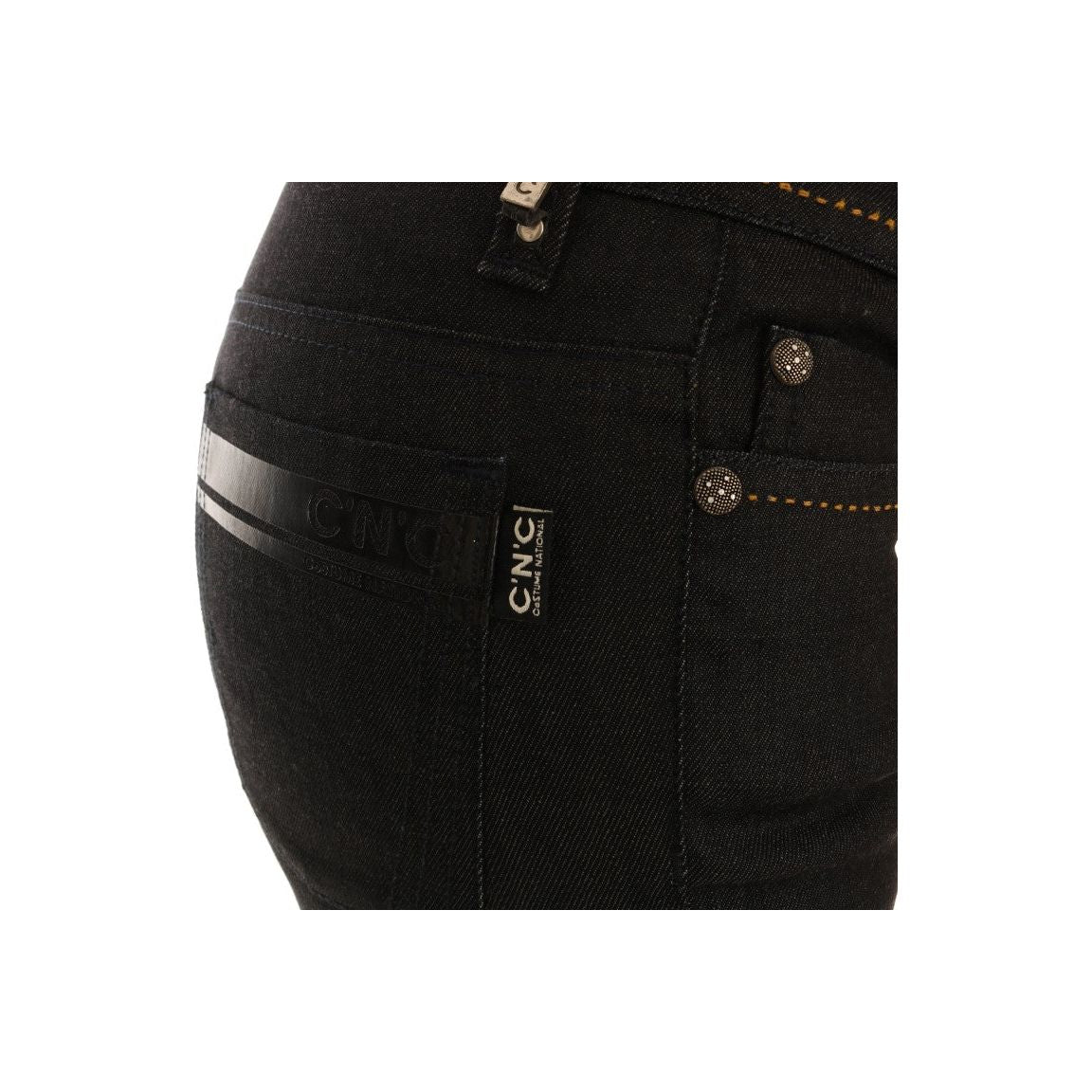 Costume National Blue Cotton Stretch Slim Fit Jeans SIG30134-3