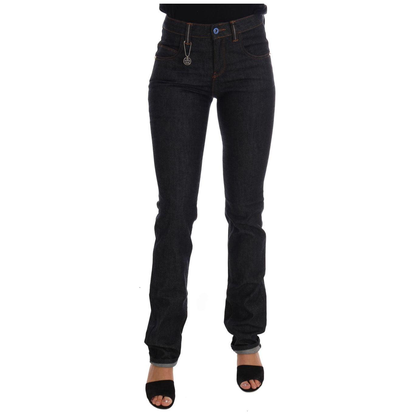 Costume National Blue Cotton Stretch Slim Fit Jeans SIG30135-1