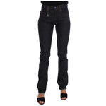 Costume National Blue Cotton Stretch Slim Fit Jeans SIG30135-1