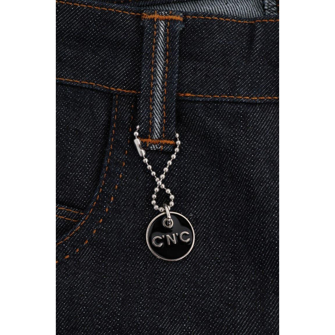 Costume National Blue Cotton Stretch Slim Fit Jeans SIG30135-1