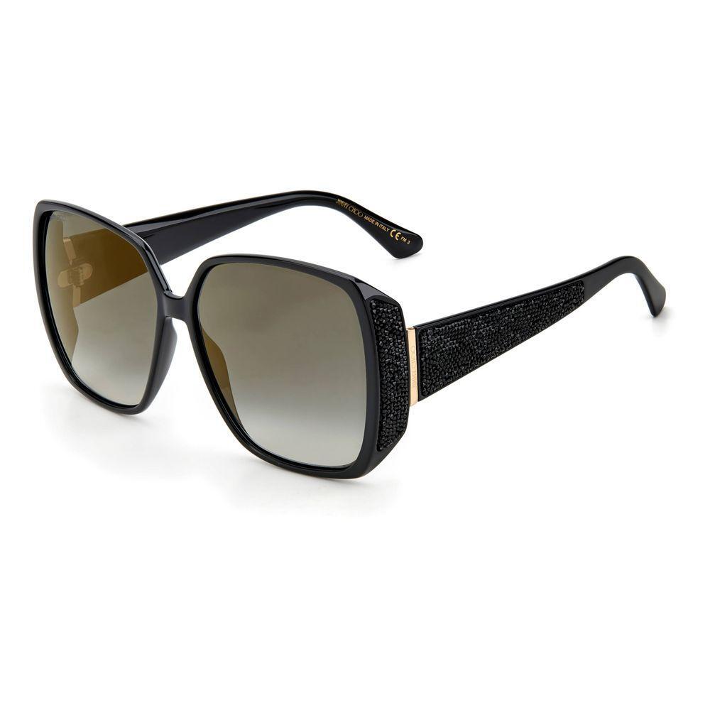 Jimmy Choo Black Plastic Sunglasses JCCLOES62807FQAC