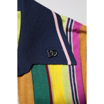Dolce & Gabbana Multicolor Stripes Collared Men Polo T-shirt