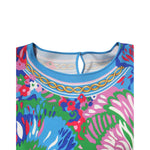 Dolce & Gabbana Multicolor Floral Printed Tunic Blouse Top TSH90590-40