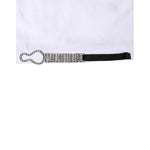 Dolce & Gabbana White Crystal Embellished Collared Shirt Top TSH90652-38
