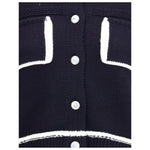 PINKO Cardigan with contrasting profiles PI-105498A2PLEZ1-IT38 | S