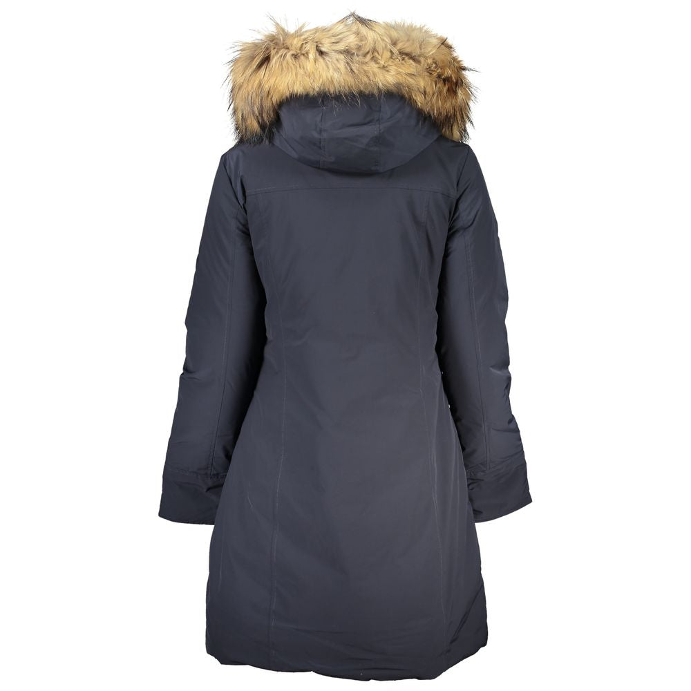 Woolrich Blue Cotton Jackets & Coat WO-24346-L
