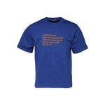 Dolce & Gabbana Blue Logo Graphic Cotton Crew Neck T-shirt TSH91045-46