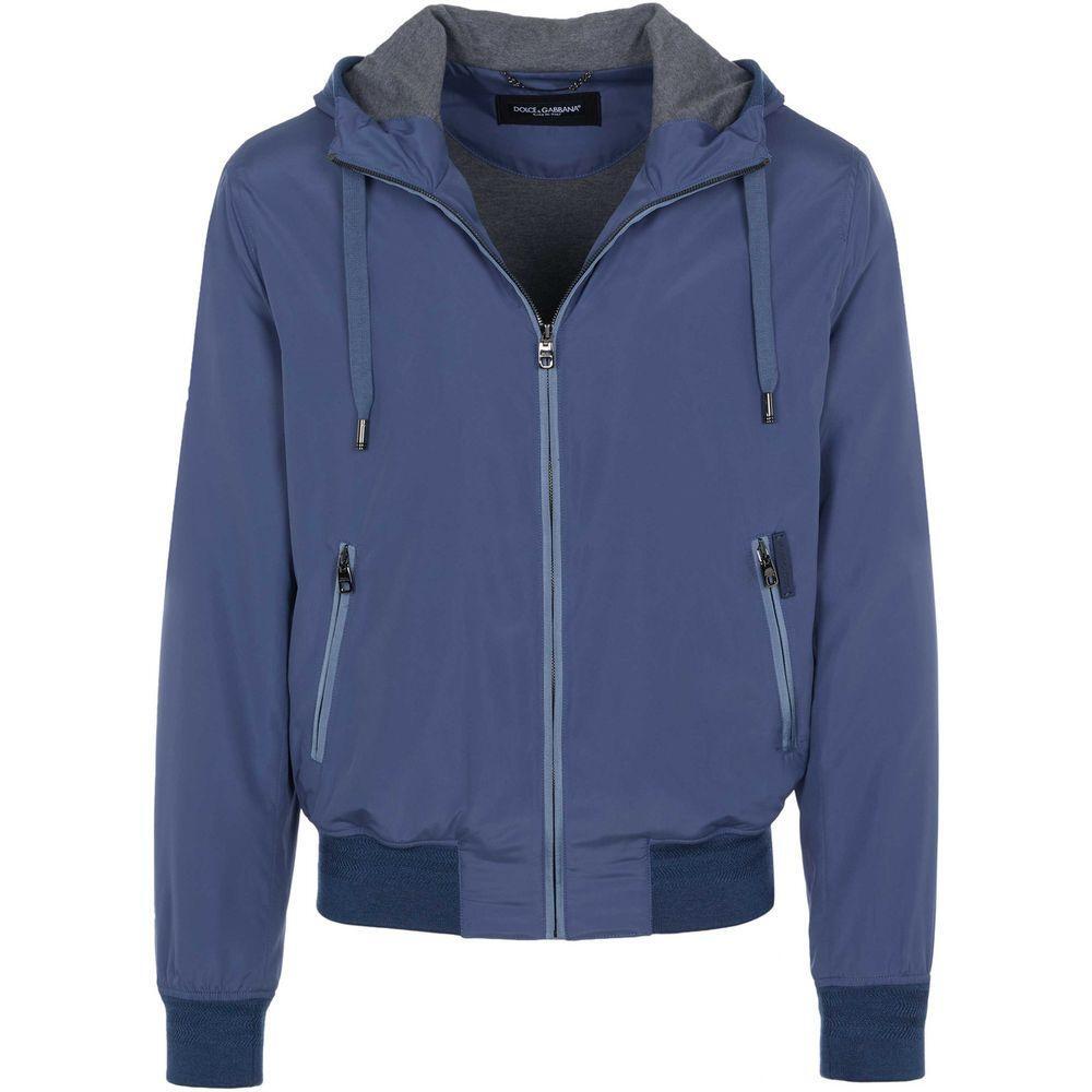 Dolce & Gabbana Blue Polyester Jacket DO-15910-IT48 | M