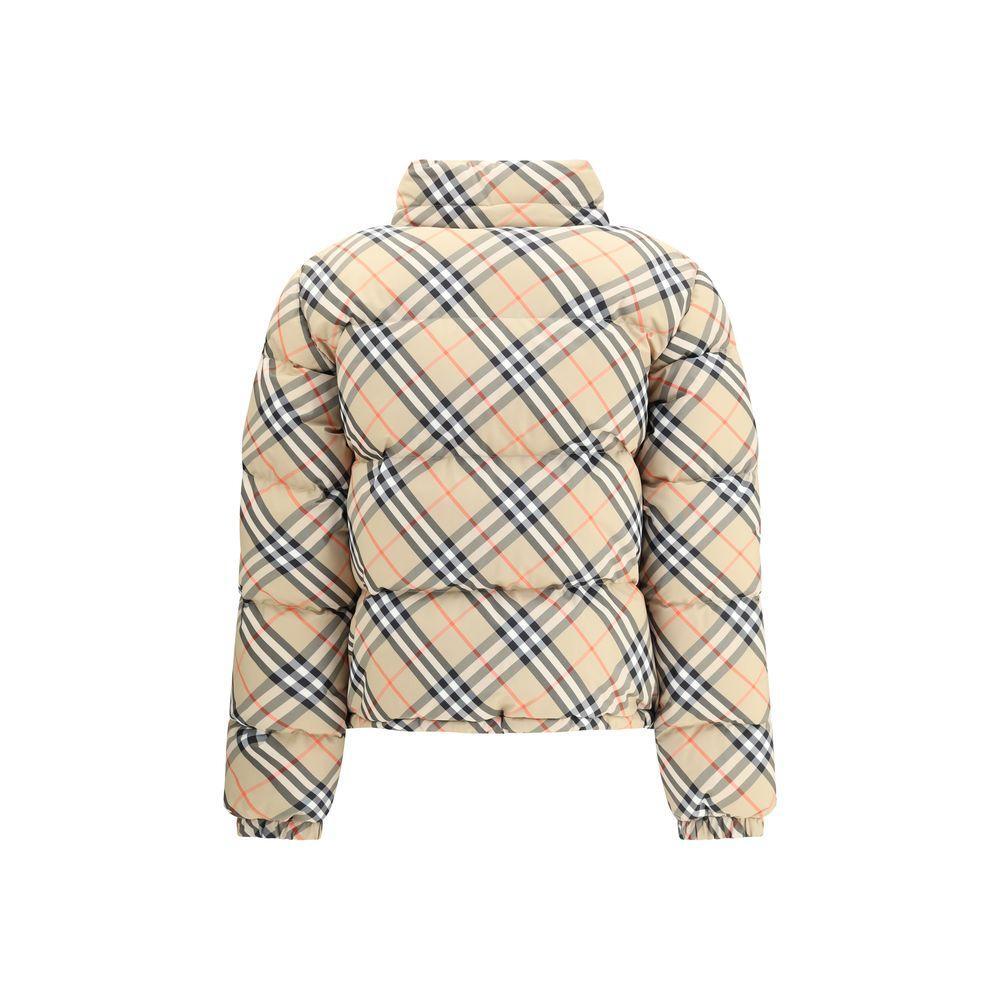Burberry Check Down Jacket BU-8110249B9368-M