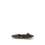 The Row Rounded Ballerinas TH-F1637N66BLK-EU37.5/US7.5