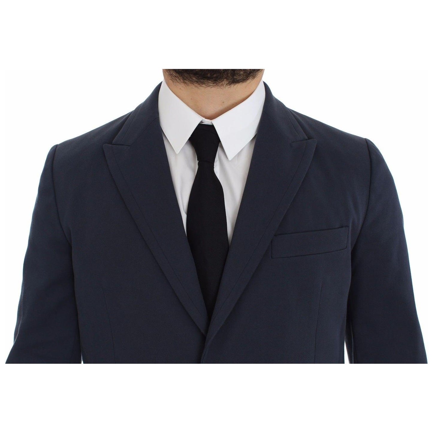 Dolce & Gabbana Blue Cotton Stretch Casual Blazer GTT10069-1