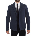 Dolce & Gabbana Blue Cotton Stretch Casual Blazer GTT10069-1