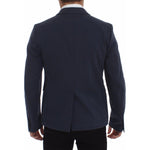 Dolce & Gabbana Blue Cotton Stretch Casual Blazer GTT10069-1