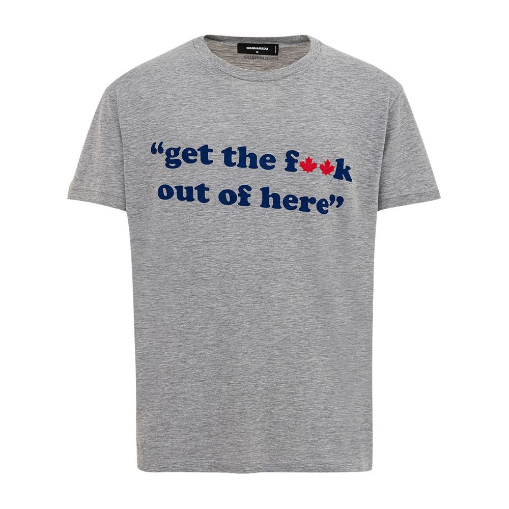 Dsquared² Gray Cotton T-Shirt DS-4773662-M