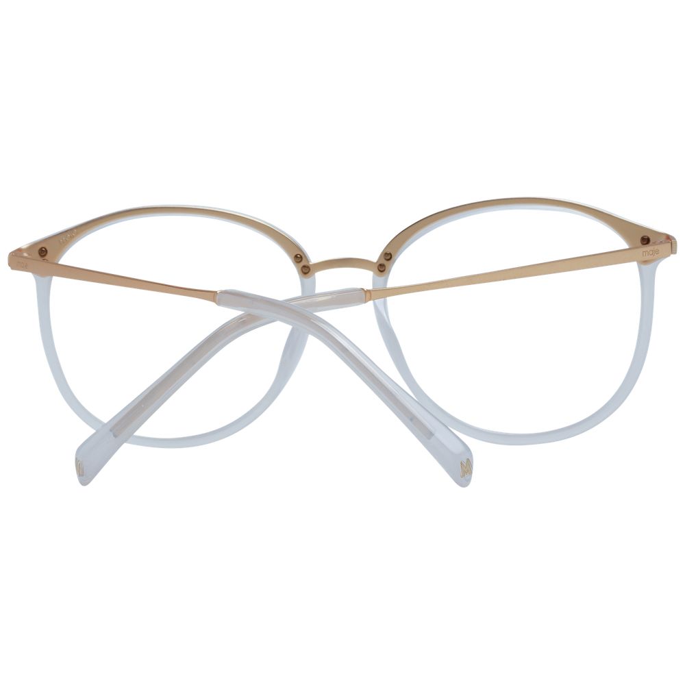 Maje White Acetate & Stainless Steel Glasses (Frames)