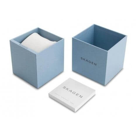 SKAGEN Mod. AAREN OCEAN BLUE (Material: #tide ocean material) SKAGEN DENMARK