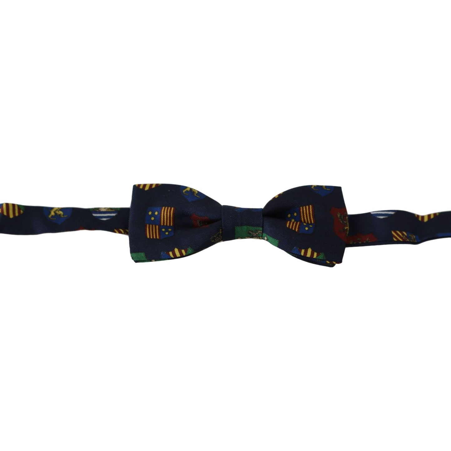 Dolce & Gabbana Blue Flags 100% Silk Adjustable Neck Papillon Men Bow Tie 1728,67345645728,Accessories,Blue,Bowties - Ties and Formal Accessories - Accessories,Dolce & Gabbana,Material: 100% Silk,Men,Men - Accessories,New with tags,Ties & Bowties - Men -