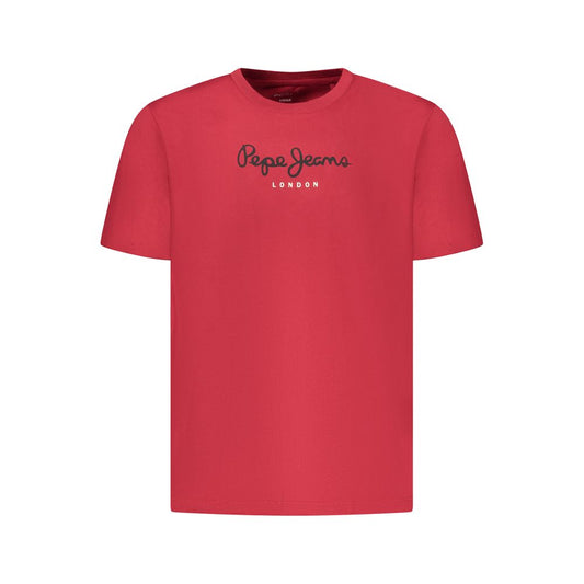 Pepe Jeans Red Cotton Men T-Shirt 1728,67403481248,Clothing,L,M,Men,New with tags,Pepe Jeans,Red,S,Sportswear - Clothing,T-Shirts - Clothing,XL,XXL