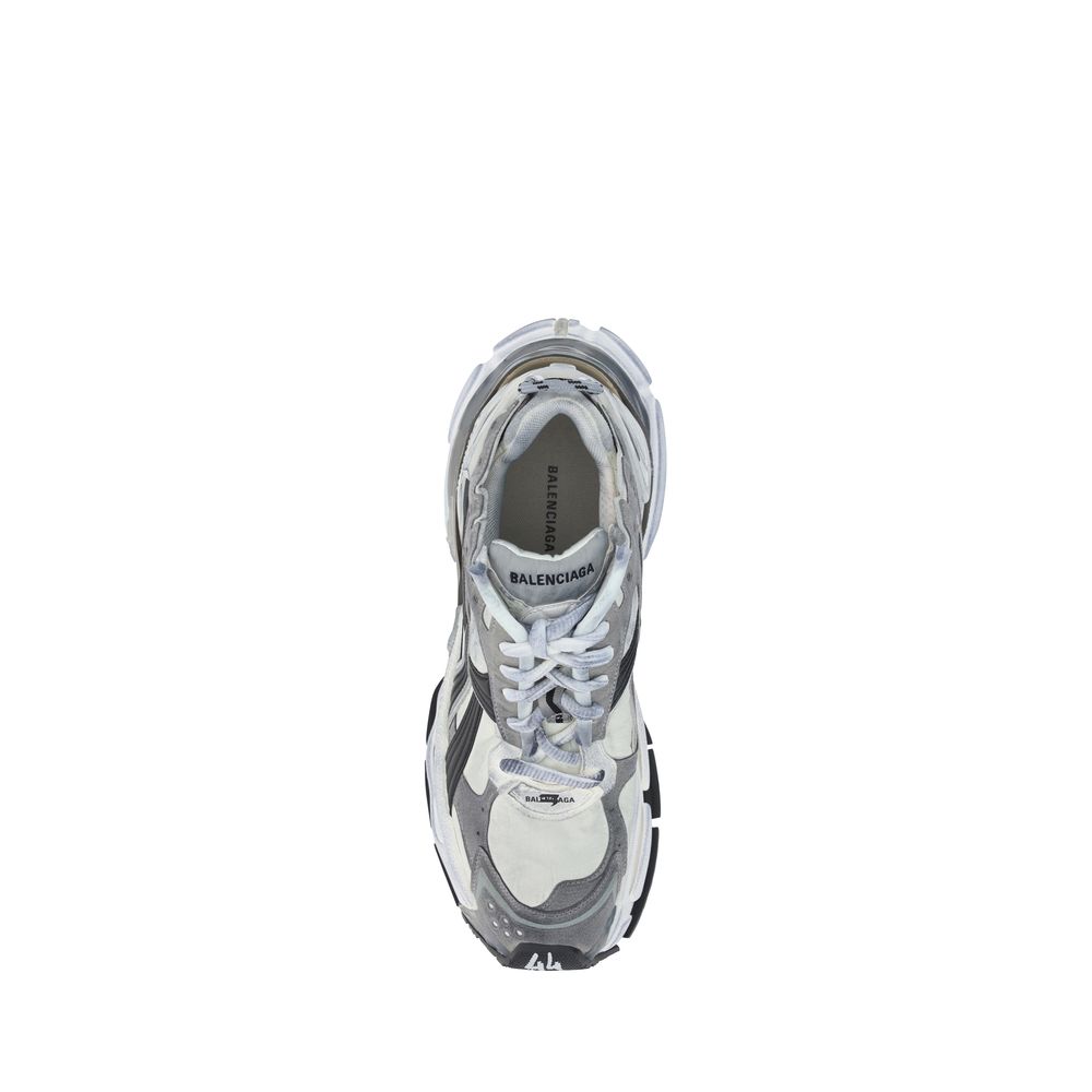Balenciaga Gray Polyurethane Athletic Sneakers