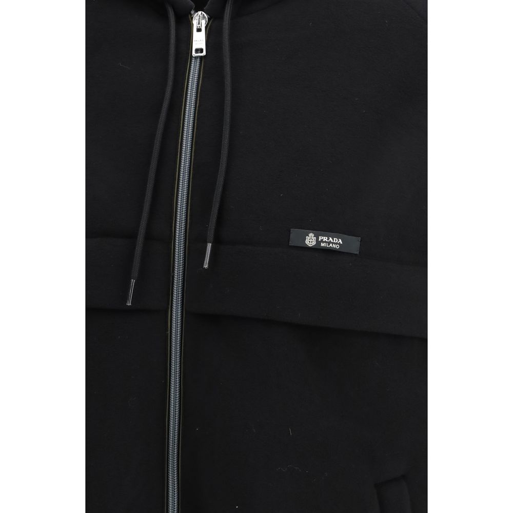 Prada Black Polyester Shell Jacket 1728,72470364320,Black,Clothing,IT48 | M,IT50 | L,IT52 | XL,Jackets & Coats - Clothing,Men,New with tags,Prada,Shell Jackets - Jackets & Coats - Clothing