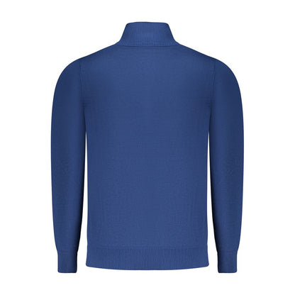 Coveri Moving Blue Viscose Men Sweater