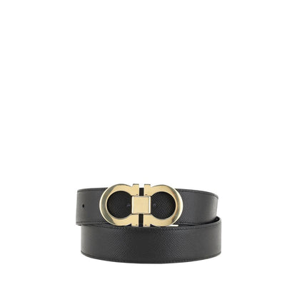 Ferragamo Blue Calf Leather Bos Taurus Belt