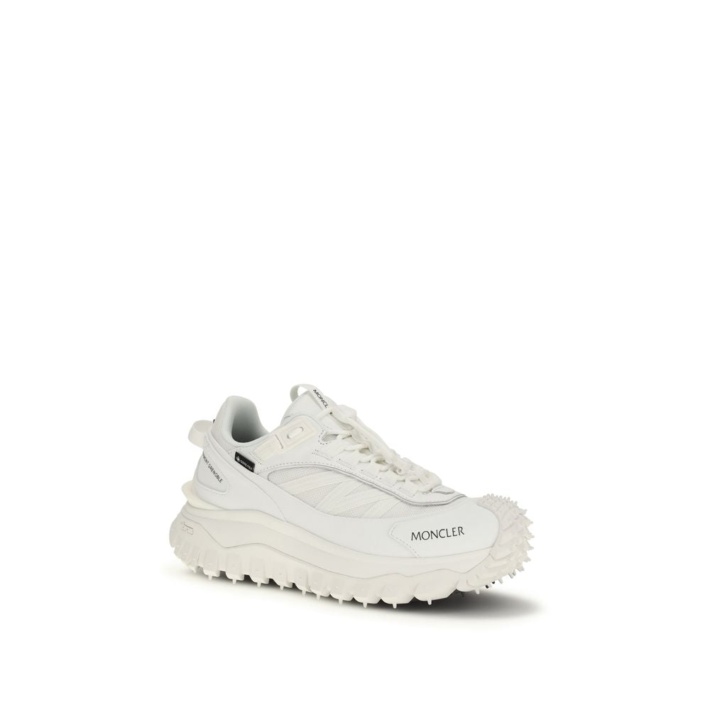 Moncler White Polyamide Athletic Sneakers1728,72470364320,Athletic - Sneakers - Shoes,EU40/US10,EU41/US11,Moncler,New with tags,Shoes,Sneakers - Shoes,White,Women