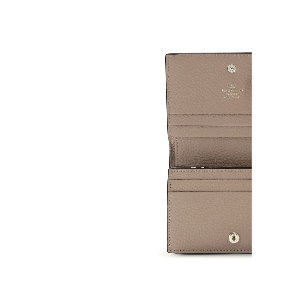 Valentino Garavani Multicolor Calf Leather Bos Taurus Wallet