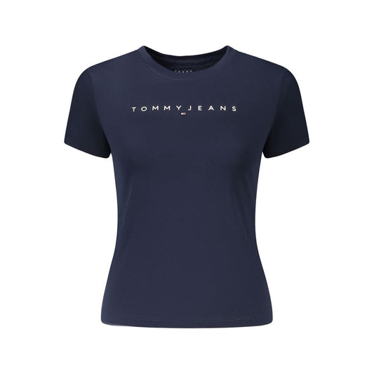 Tommy Hilfiger Blue Cotton Women T-Shirt 1728,67403481248,Blue,Clothing,L,M,New with tags,S,T-Shirts - Clothing,T-Shirts - T-Shirts - Clothing,Tommy Hilfiger,Women,XL,XS