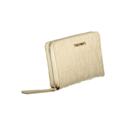 Mario Valentino Beige Polyurethane Women's Wallet