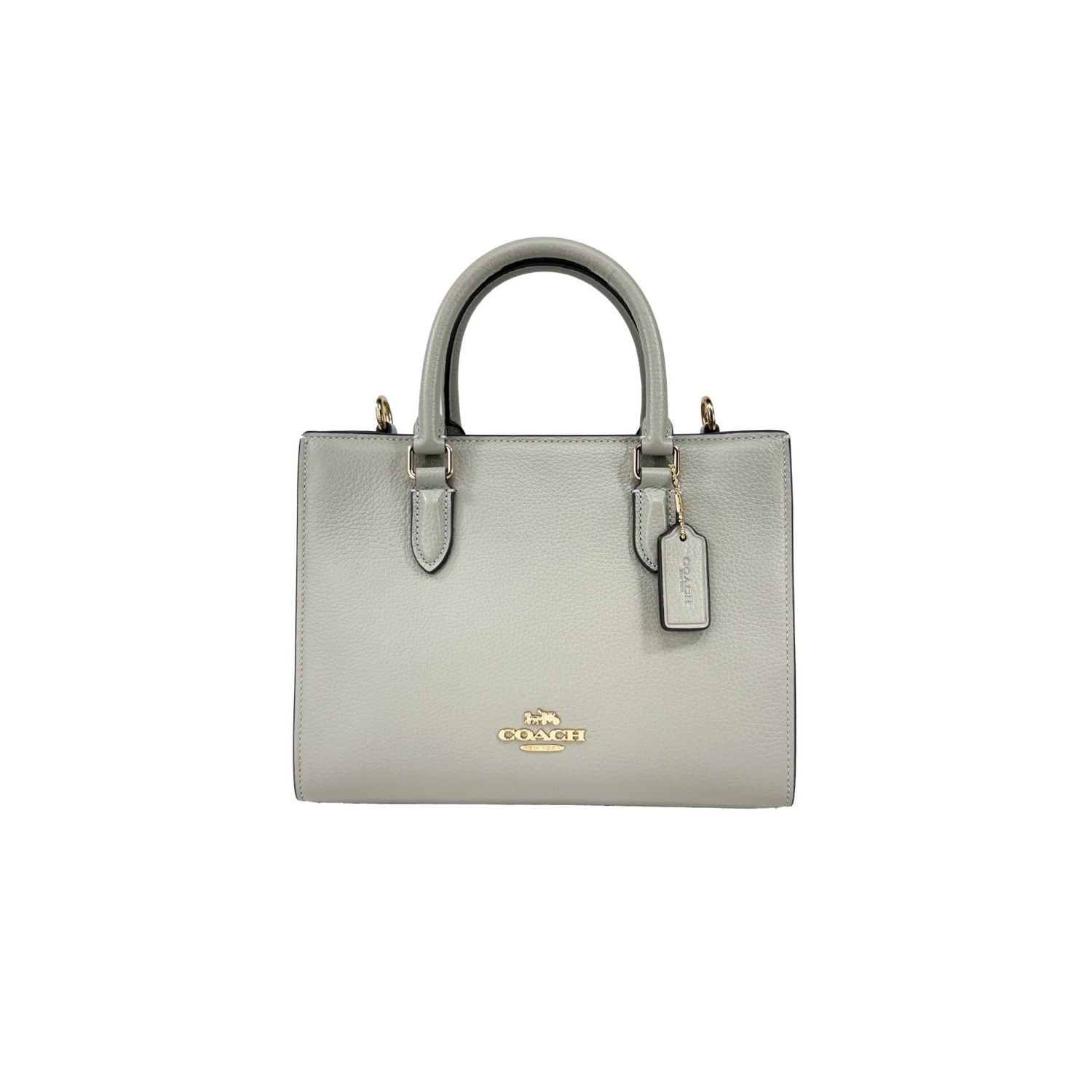 COACH Coach Maggie Small Leather Crossbody Tote Bag