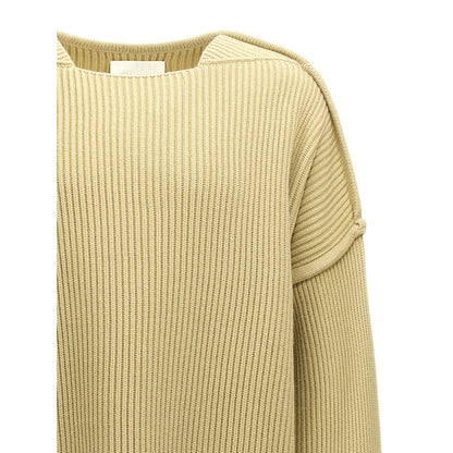 Jil Sander Bicolor Wool Cardigan