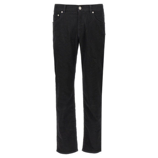 Etro Black Cotton Jeans Denim