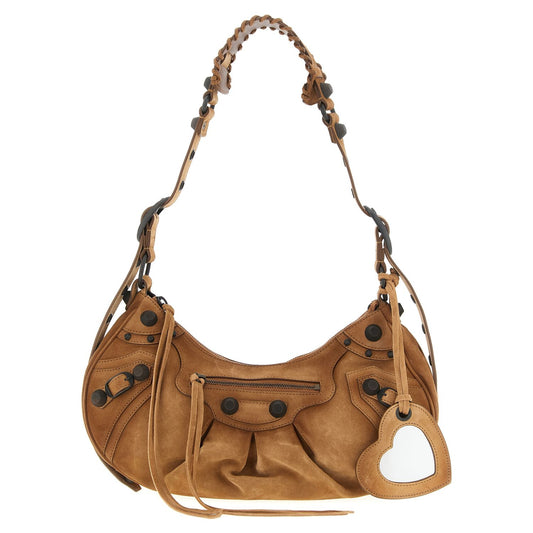Balenciaga Brown Calfskin Shoulder Bag