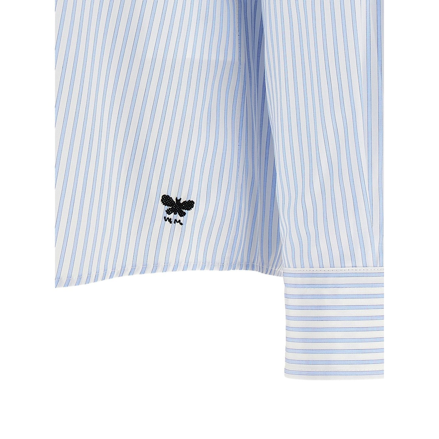 Max Mara Blue Cotton Blouse