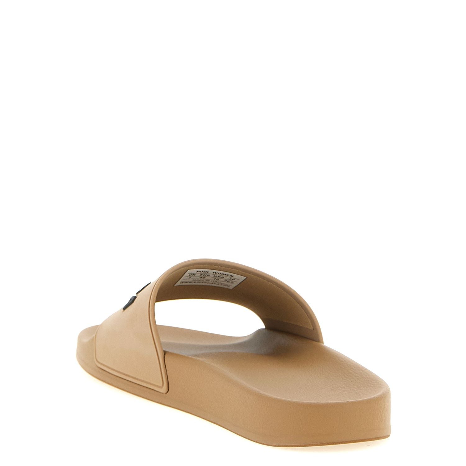 Balenciaga Beige Plastic Slides