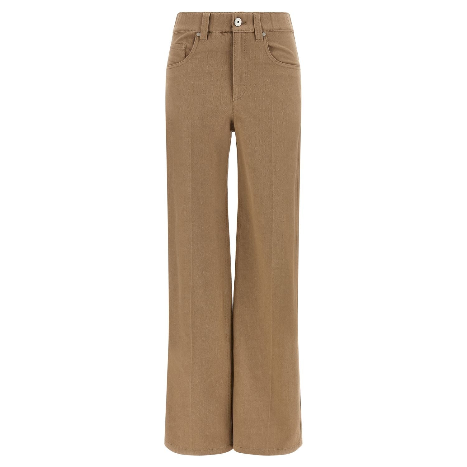 Brunello Cucinelli Beige Cotton Jeans Denim