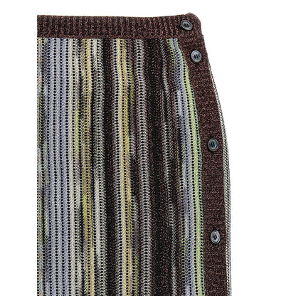 Missoni Multicolor Viscose Long Skirt
