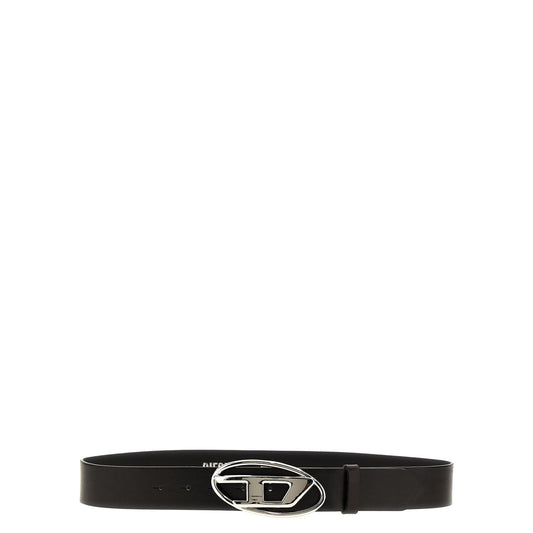Diesel Black Other Fibres Regular Belt