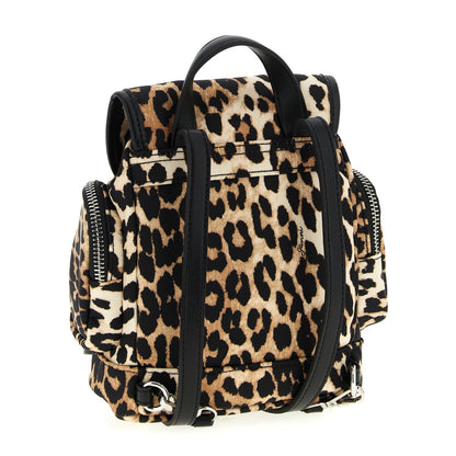 Ganni Brown Recycled Polyamide Backpack