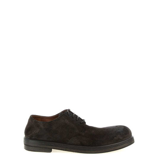 Marsell Brown Calfskin Oxfords And Derbies