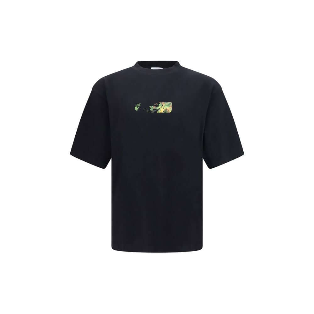 Off-White Black Cotton T-Shirt