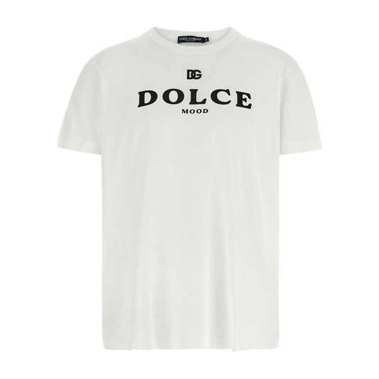 Dolce & Gabbana White Cotton T-Shirt