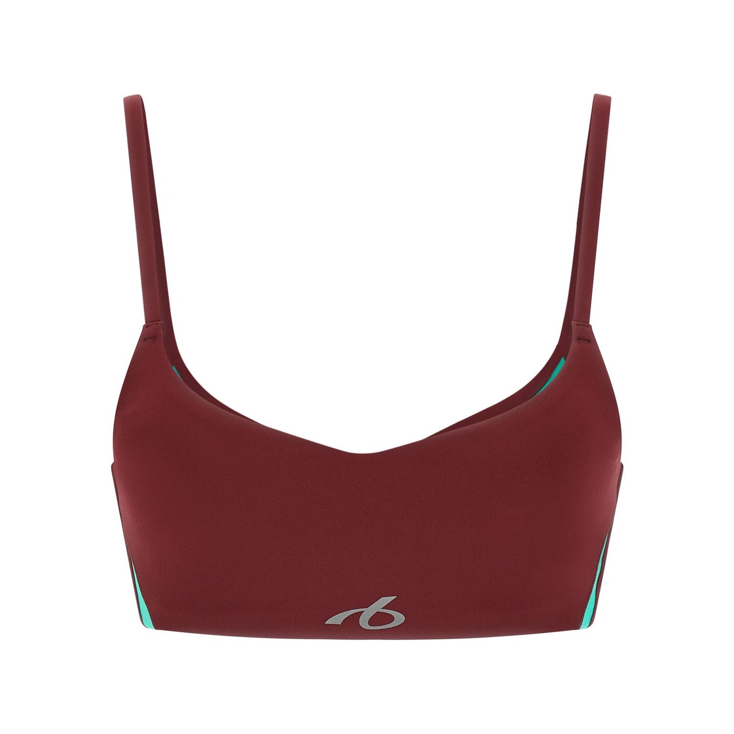 Balenciaga Bordeaux Polyamide Sport Bra