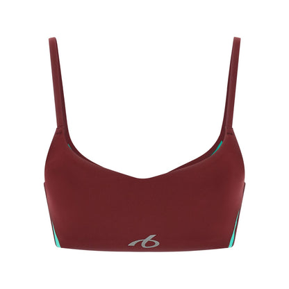 Balenciaga Bordeaux Polyamide Sport Bra