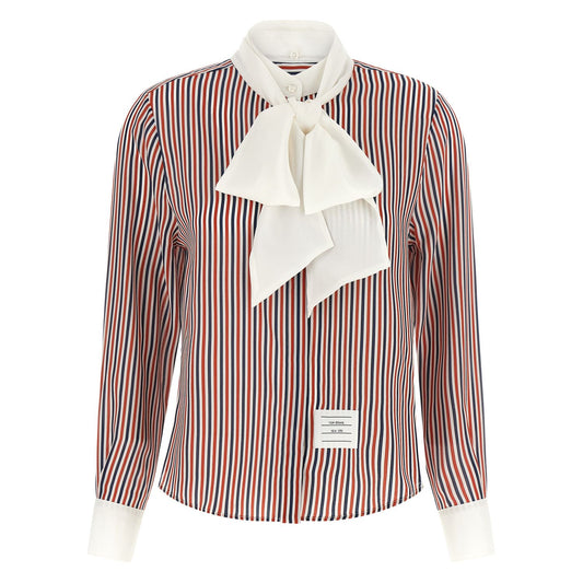 Thom Browne Multicolor Silk Blouse
